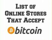 SHOPPING SITES THAT ACCEPT BITCOIN